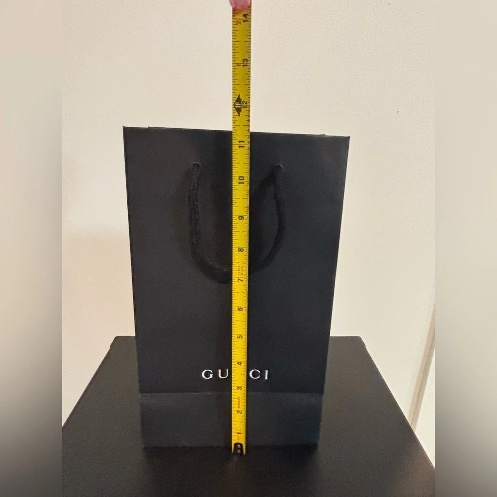 Gucci black gift bag